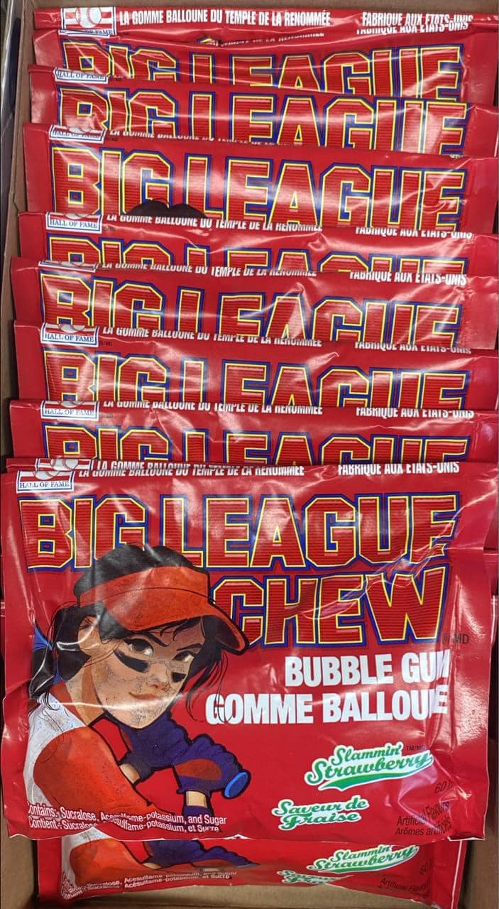 Big League Chew Slammin Strawberry