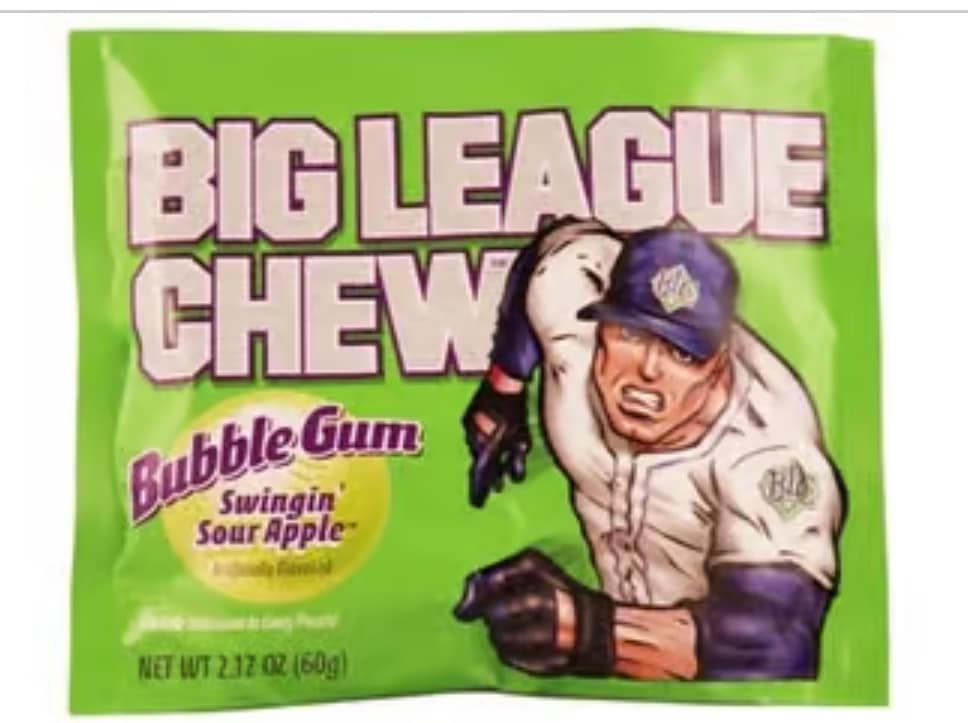 Big League Chew Swingin Sour Apple