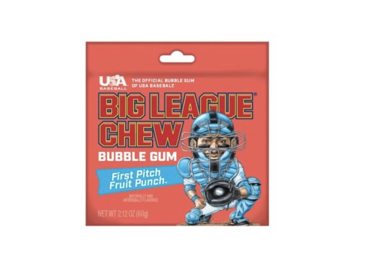 Big League Chew First Pitch Fruit Punch
