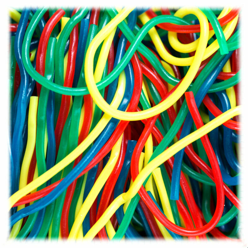 Multi Color Licorice Shoelaces